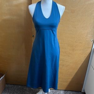 Patagonia Morning Glory Blue Halter Dress S